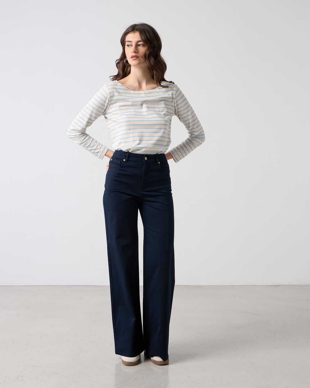 Παντελόνι Wide Leg ψηλόμεσο PASSAGER