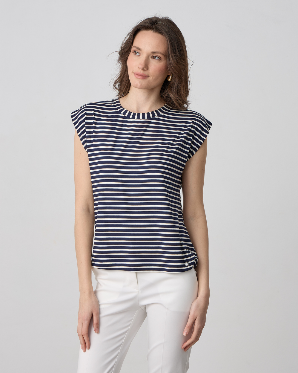 Μπλούζα κοντομάνικη ριγέ PASSAGER